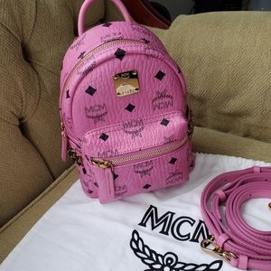 ON HOLD MCM Stark Mini Bebe Backpack